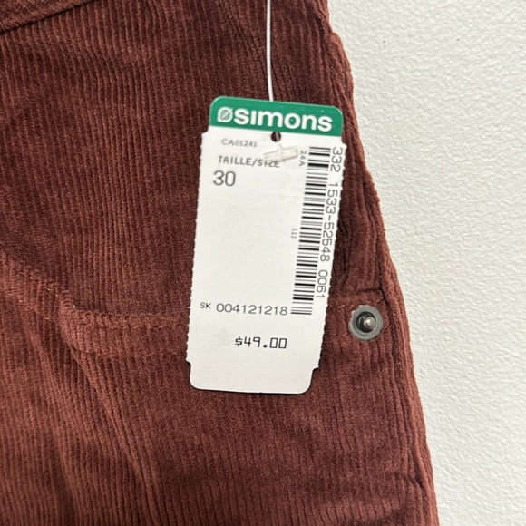 Corduroy Pants (Rust) - Brand New! - Picture 4 of 4